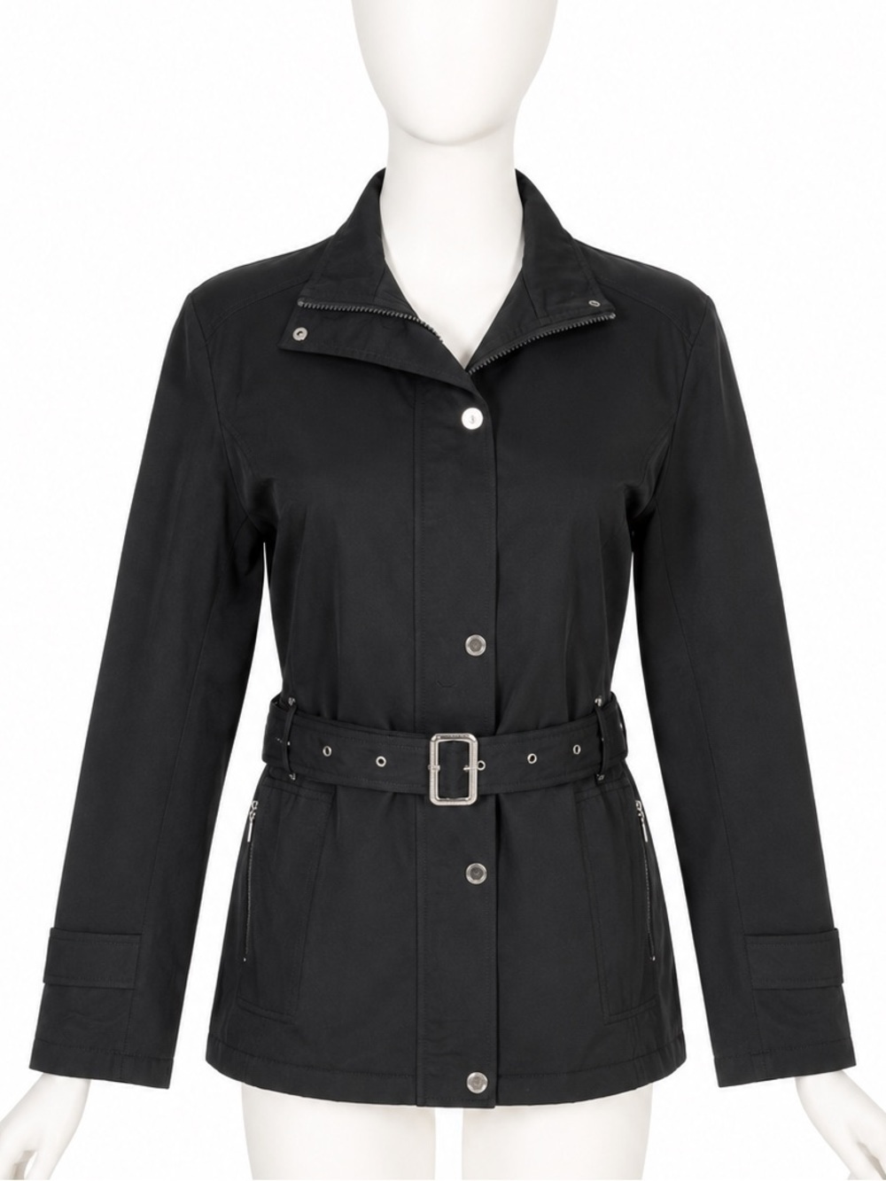 Dolce & Gabbana Black Belted Jacket – Women’s Size XL